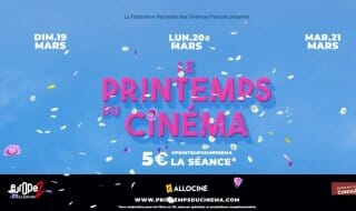 Printemps du cinéma 2023 : Vos places de ciné pour 5€
