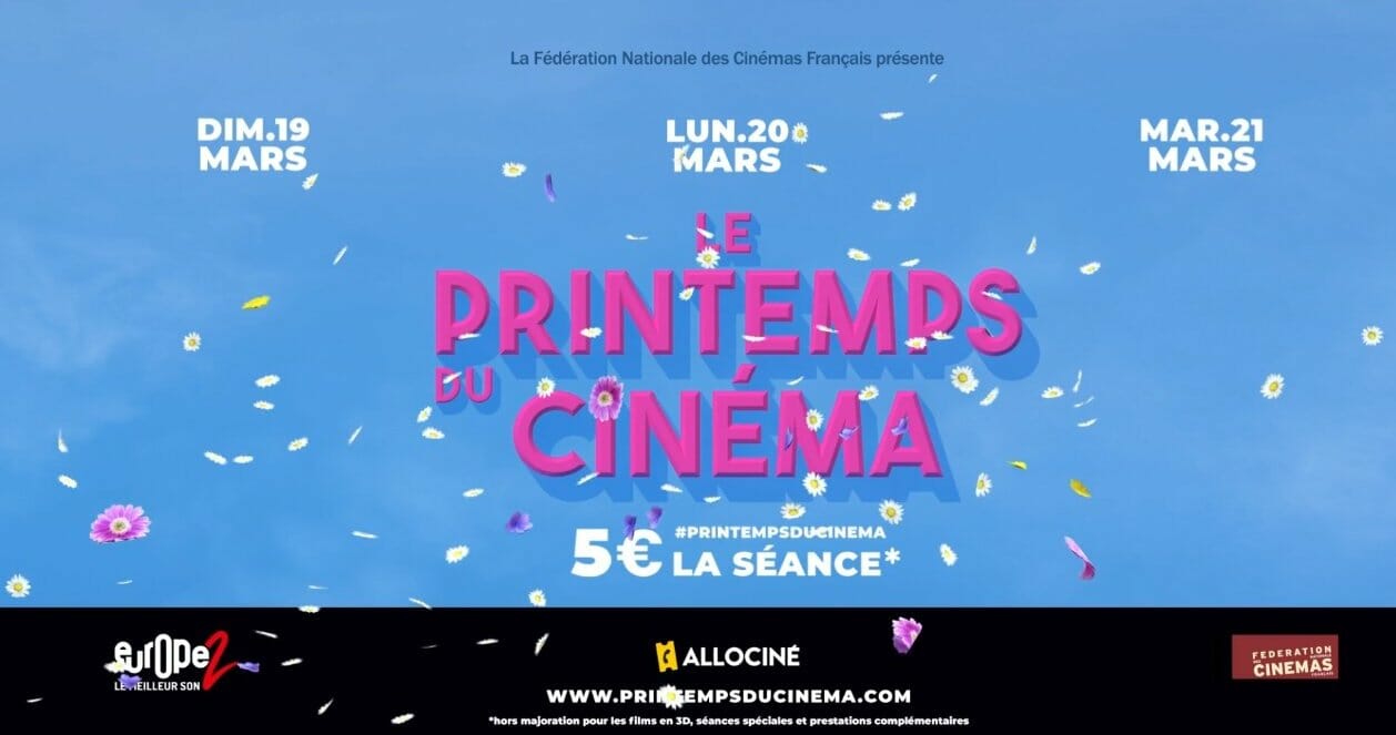 Printemps du cinéma 2023 : Vos places de ciné pour 5€