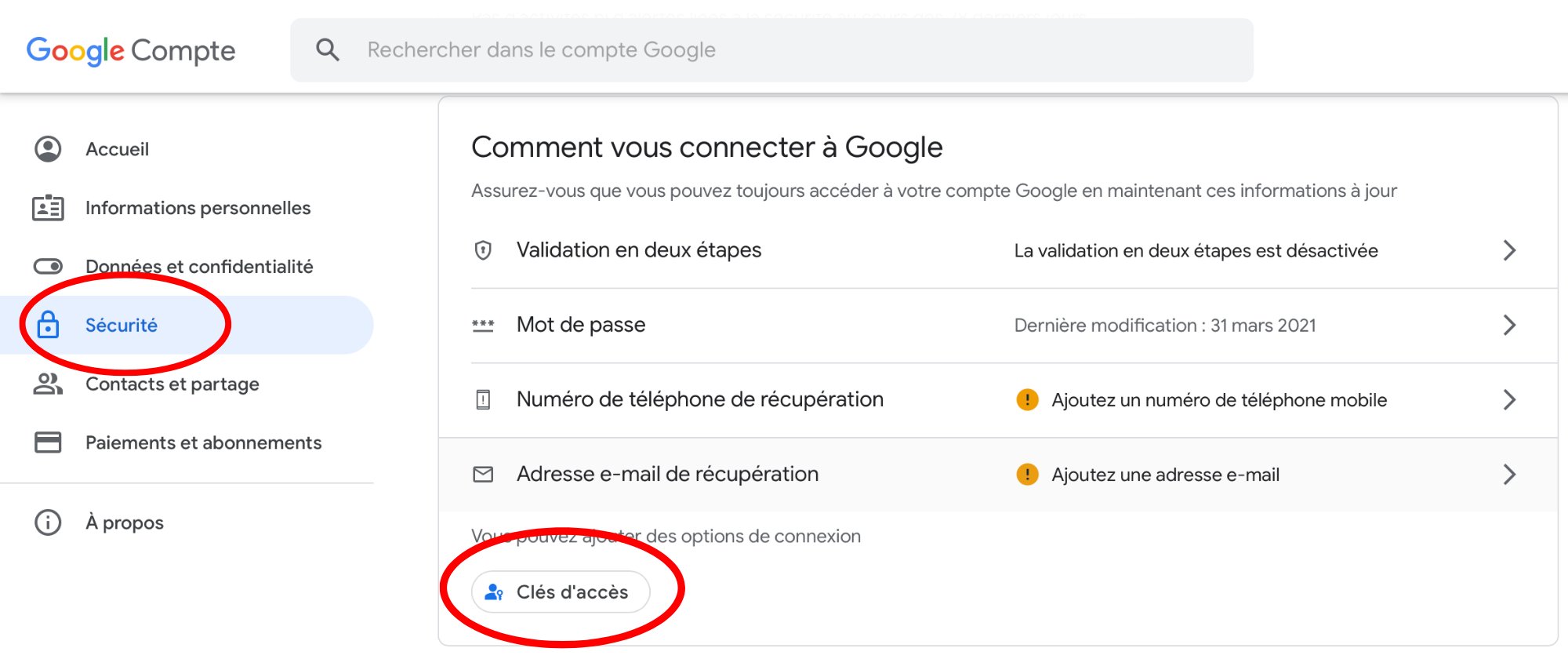 Google annonce la fin des mots de passe : comment utiliser les Passkeys pour vous connecter ? #3