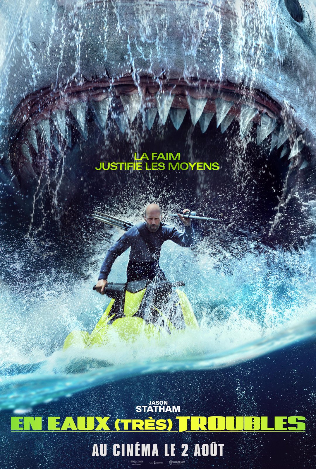 Jason Statham de retour dans En Eaux (très) Troubles cet été pour tabasser du requin
