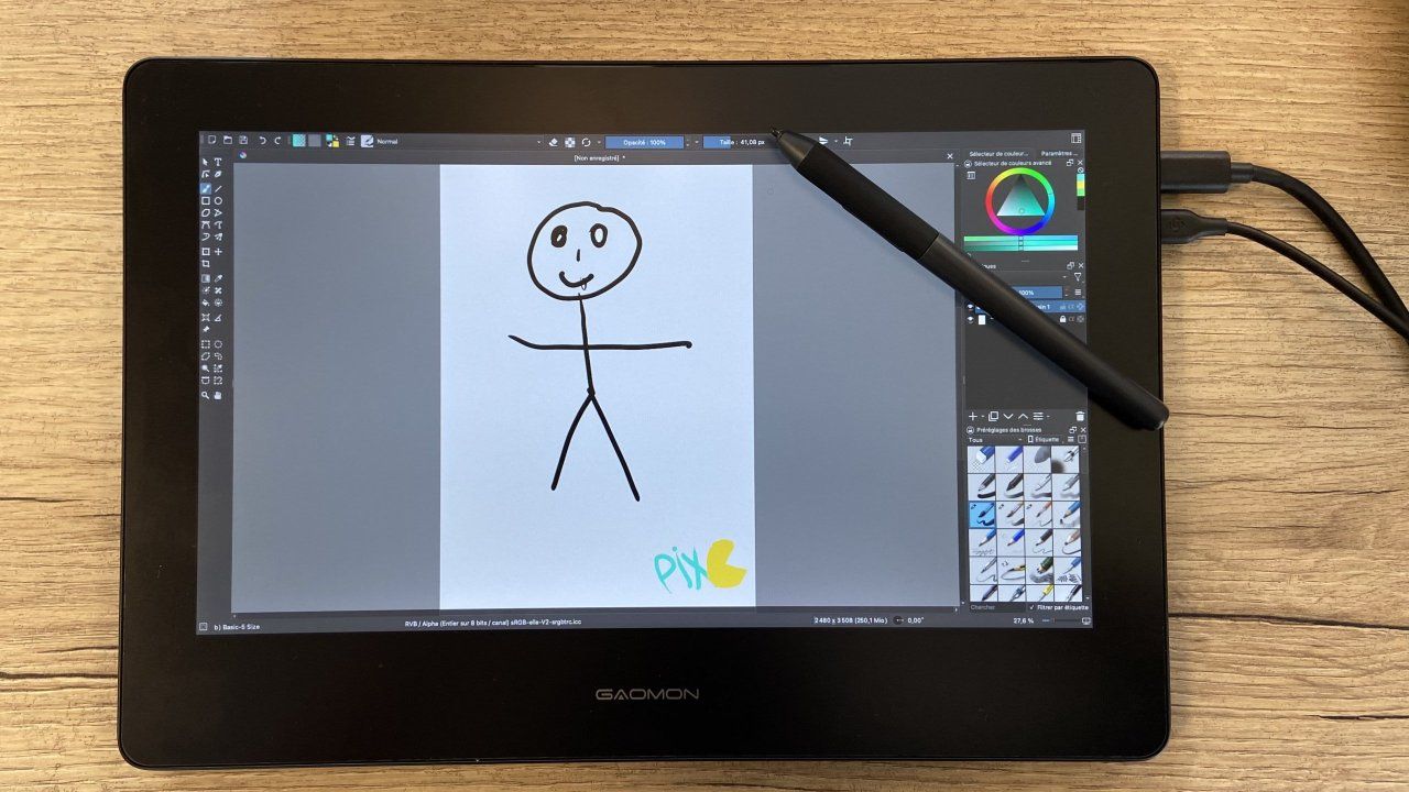 Test Gaomon PD1320, une tablette graphique à petit prix de bonne qualité #15