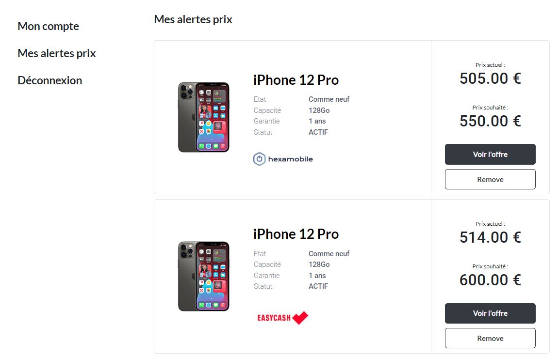 Comparez des centaines d'offres de reprise d'iPhone d'occasion en 2 clics pour le vendre au meilleur prix #9