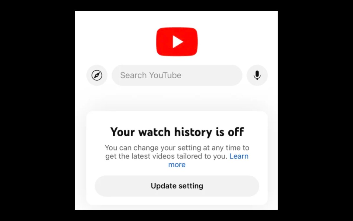 YouTube supprime la page de recommandations de vidéos si votre historique de recherche n'est pas activé #2