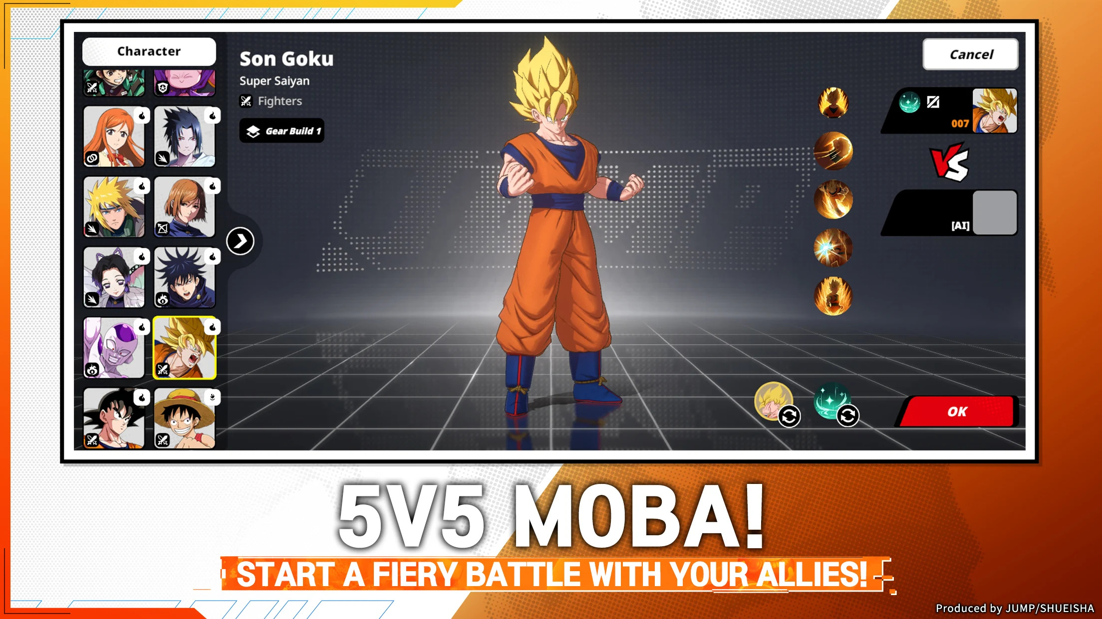 ˝Jump : Assemble˝ réunit Goku, Luffy et Naruto dans un jeu mobile pour déterminer qui est le plus fort #2