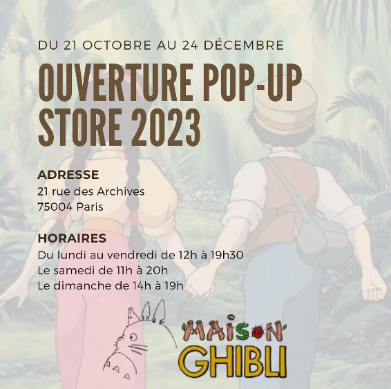 Le pop-up store sur l'univers des films Ghibli ouvre ses portes au Marais #4