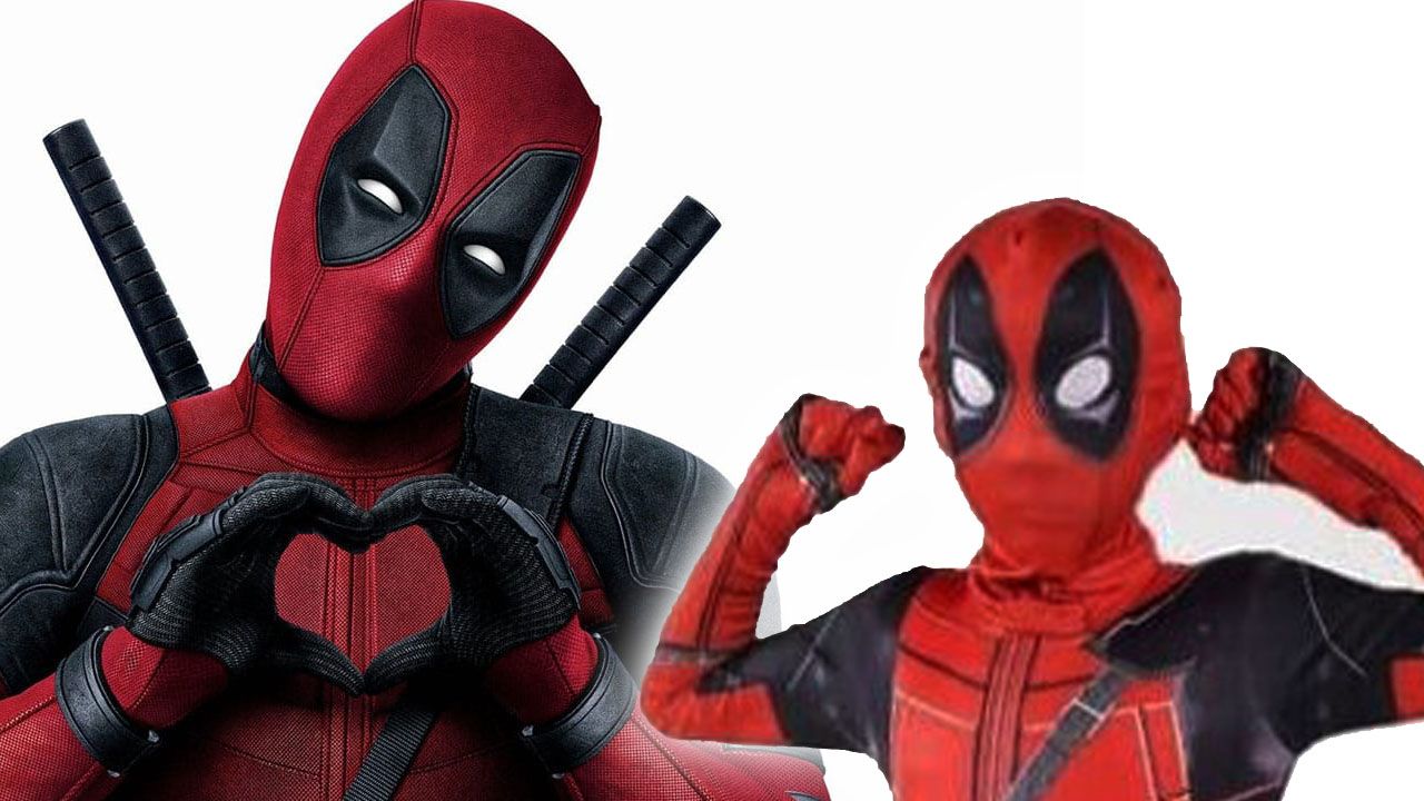 Déguisement Cosplay de super-héros pour enfant et adulte, déguisement de  film Deadpool de qualité, pour fête de noël, Halloween, avec gants épée -  AliExpress