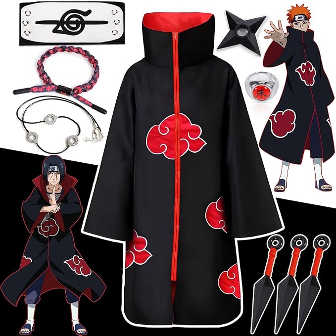 Ce déguisement d'Halloween pour enfant des ennemis emblématiques de Naruto est rempli d'accessoires #2