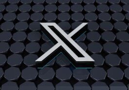 the letter x on a black background