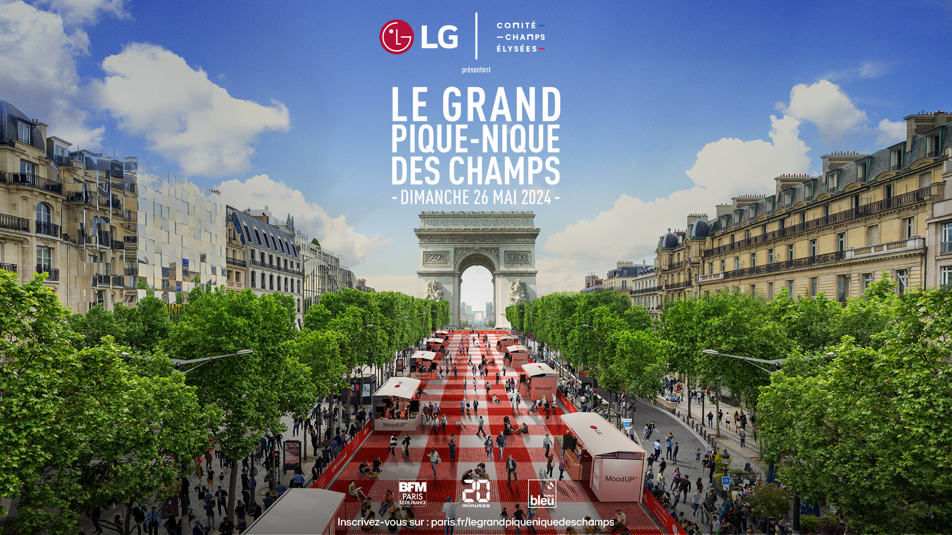 Comment participer au pique-nique géant sur les Champs-Elysées dimanche 26 mai 2024 ?