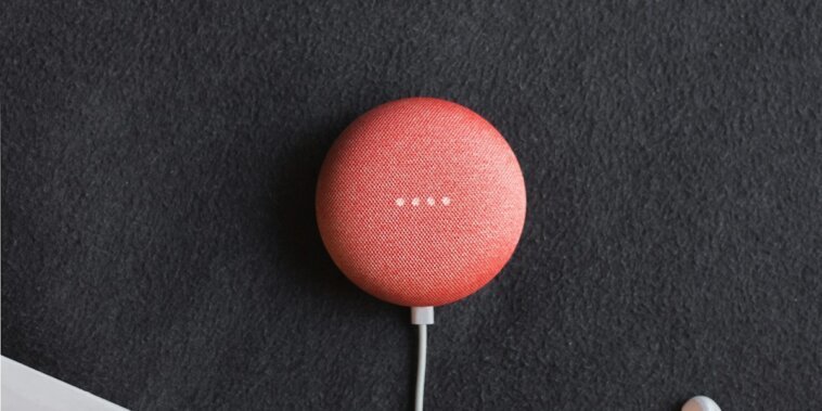 google home voix